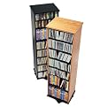 Two-Sided Spinning Tower - Oak/Black