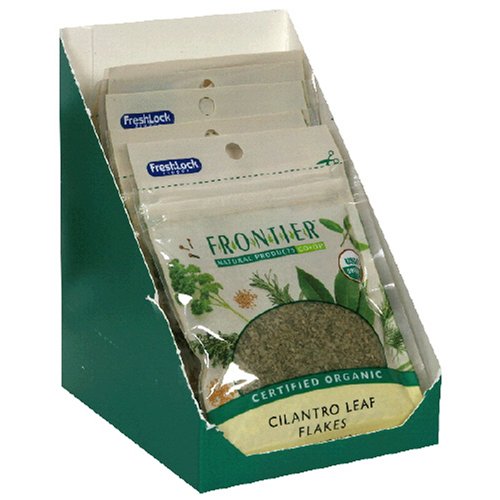Frontier Culinary Spices, Organic Cilantro Leaf Flakes, 0.39-Ounce Pouch (Pack of 8) by Cilantro Flakes