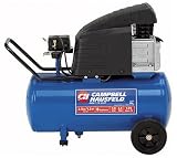 Campbell Hausfeld HL5501 15 Amp 2-1/2 Horsepower 8 Gallon Oiled Wheeled Single Hot Dog Compressor