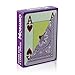 Modiano Italian Poker Game Playing Cards - Purple Poker - Large 4 Index - Single Card Deck - 100% Plastic Made in Italy