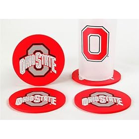 Ohio State Buckeyes NCAA Coaster Set (4 Pack) by Duck House