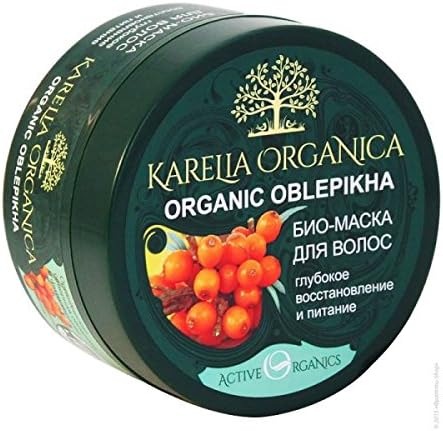 Active Organic Hair Mask «Organic Sea Buckthorn», Recovery and Nutrition, 7.44 ml/ 220 ml