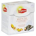 Lipton White Tea, Island Mango & Peach, Premium Pyramid Tea Bags, 18-Count Boxes (Pack of 6)