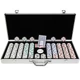 650 High Roller 11.5g Poker Chip Set with Executive Aluminum Case