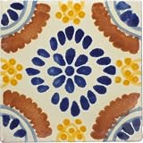 Mexican Tile - 4x4 Blue Chapala Talavera