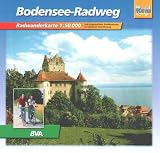 Bodenseeradweg 1 : 50 000: Radwanderkarte mit ausgew�hlten Stra�ennamen zur besseren Orientierung