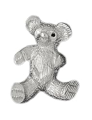 Clevereves 14K White Gold Pendant Teddy Bear 11.5 - Gram(s)