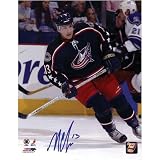 Frozen Pond Columbus Blue Jackets Nikolai Zherdev Autographed 8x10 Photo