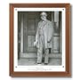 Civil War Last Photo Of General Robert E Lee Portrait Picture Oak Framed Art Print