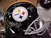 1970's Steel Curtain Hand Signed Autographed Pittsburgh Steelers Full Size Riddell Football Helmet w/ Photo of Signing