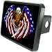 Patriotic Eagle Custom Hitch Plug for 2 receiver from Redeye Laserworks