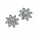 Elements Sterling Silver Ladies E2053 Marcasite Daisy Stud Earrings