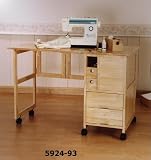 Sewing Table in Natural Finish - 88592493