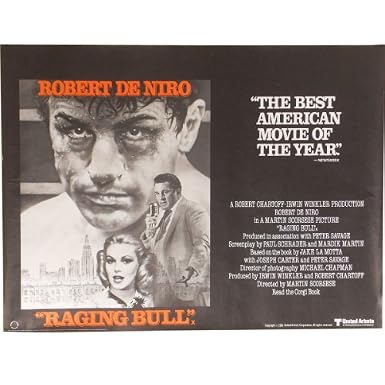 Raging Bull Original Cinema Poster