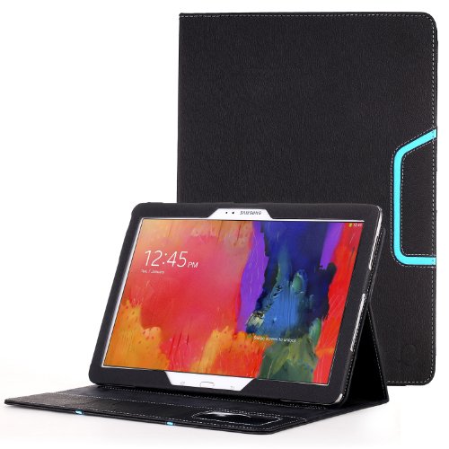 Exact Samsung Galaxy Note Pro 12.2 / Tab Pro 12.2 Case [FLIP Series] - Folio Case for Samsung Galaxy Note Pro 12.2 / Samsung Galaxy Tab Pro 12.2 (SM-P900 / SM-P905 / SM-T900 / SM-T905) Black