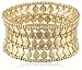 Amazon Essentials Polished-Tone Three-Row Stretch Bracelet, (previously Amazon Collection)