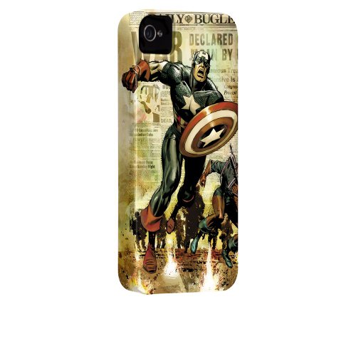  iPhone 4 / 4S Barely There Case - Captain America - Front Page