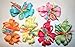 New Soft Colors ~ Grosgrain Loop Bows with Cork Screw Ribbon Center (Assorted Colors)