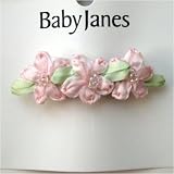 51FNtDRWaaL. SL160  Tres flores in pink, Small plastic barrette
