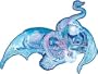 Ravensburgur 1000 Piece Shaped Puzzle - Ice Dragon