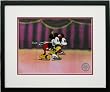 Mickey Mouse and Minnie Mouse Walt Disney Limited Edition Animation Cel, On Ice, Framed
