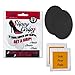 Slippy Gripz Non-Slip Self-Adhesive Weatherproof Neoprene Shoe Traction Outsoles with Sole Prep Pads, 1 Pack