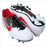 「NIKE(ナイキ) サッカースパイク 一般 メディオ III FG (442122 160) ホワイト×レッド 25.5」の画像