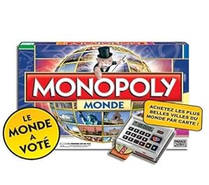 Hasbro - 16121010 - Jeu de Société Electronique - Monopoly Monde