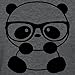 Panda Nerd Women's T-Shirt by Spreadshirt™, S, deep heather