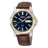 Seiko Mens Brown Leather Watch #SGGA08 by Seiko