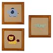 Tiddliwinks Safari Wall Art 3-pc. Set