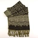Pashmina-Schal KYA SAMAY HAIN grey