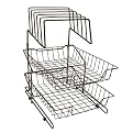 Seville Classics Chrome Desk Organizer