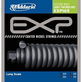 D'Addario Bass Strings Set, EXP Nickle 45-105, Long
