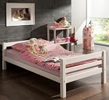 Einzelbett MAX, wei� lackiert