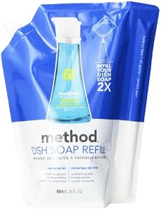 Method Gel Dish Pump Refill, Sea Minerals, 36 Fluid Ounce