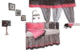 Kathy Ireland Home 4 Piece Infant Crib Set, Madison Girl