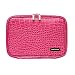 CaseCrown Double Memory Foam Pouch Case For Sony PRS-505 Portable Digital e-Reader System (Alligator Hot Pink)