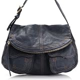 Lucky Brand Stash Handbag Leather Navy Blue Reviews