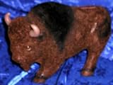 BUFFALO MIGHTY AMERICAN BULL BISON NOVELTY DECOR ACCENT COIN BANK