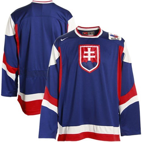 2010 Winter Olympics TEAM SLOVAKIA Nike SEWN Jersey