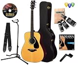 Yamaha FG700S Acoustic Guitar BUNDLE including Hard Case, Strap, Stand, Polish, Tuner, Strings, Picks, Stringwinder and DVD Reviews