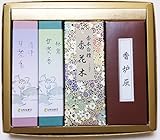淡路梅薫堂 の 淡路島 神仏お好み清浄・竹炭甘茶ギフトセット 白檀お線香セット 香炉灰入り #k105