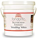 Fondarific Buttercream Wedding White Fondant, 10-Pounds