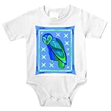 Onesie with tapestries, strix, grey, owl, animal, aluco