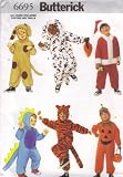 Butterick 6695 Sewing Pattern for Children's Costume Size S (1-2), M(3-4), L(5-6) Butterick 6695 Sewing Pattern for Children's Costume Size S (1-2), M(3-4), L(5-6)