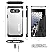Galaxy Note 7 Case, Spigen® [Slim Armor] AIR CUSHION [Satin Silver] Air Cushioned Corners / Dual Layer Protective Case for Galaxy Note 7 (2016) - (562CS20379)