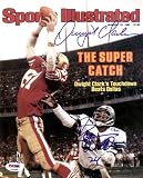 Dwight Clark & Everson Walls Autographed/Hand Signed 8x10 SF 49ers Catch SI Cover Photo #2 PSA/DNA
