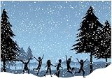Joyous Winter Snow Storm by Paperwhite (Christmas Cards, Holiday Cards, Christmas Greeting Cards)