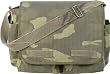 Woodland Camouflage Vintage Army Messenger Bag
